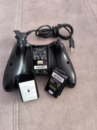 Mando Xbox 360 con Batería y Cable USB