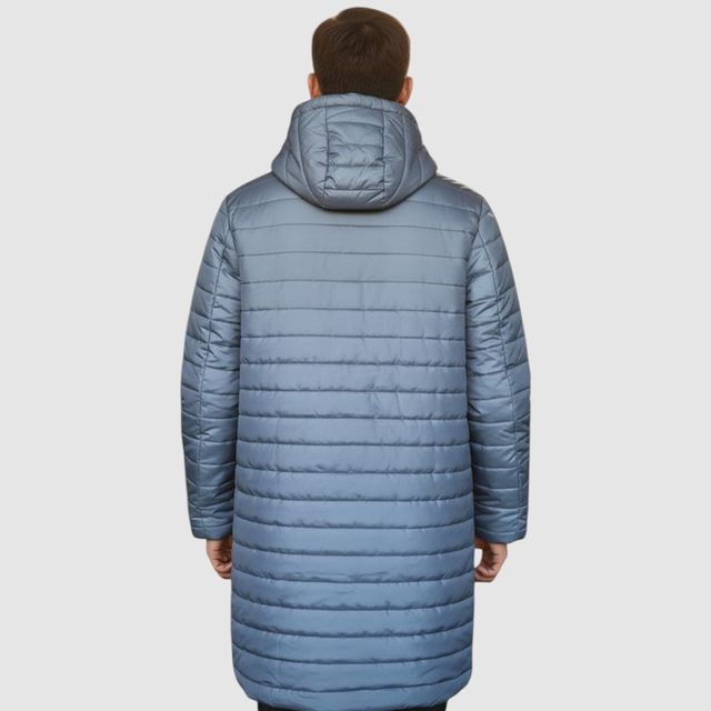 Abrigo acolchado con capucha