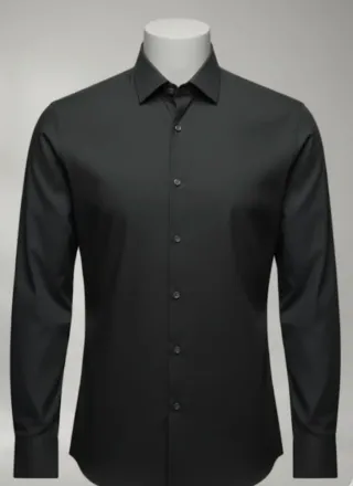 Camisa Boss Manga Larga Talla S Negra