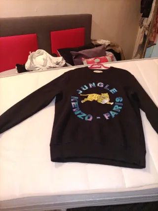 Sudadera Kenzo Jungle Paris Negra Hombre