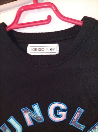 Sudadera Kenzo Jungle Paris Negra Hombre