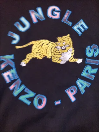 Sudadera Kenzo Jungle Paris Negra Hombre