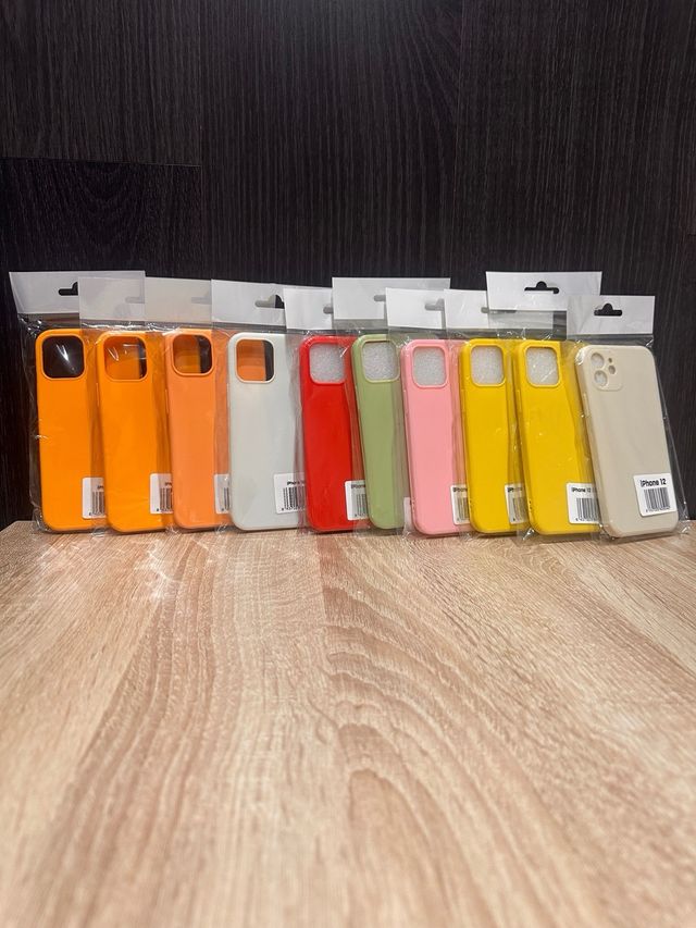 Fundas iPhone 12 – (lote 11 unidades) color