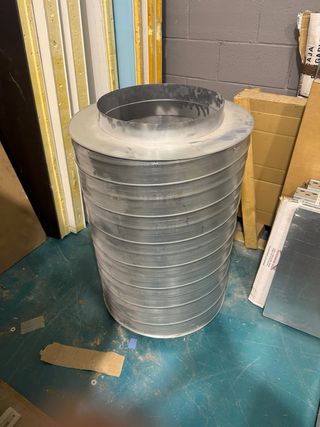 Silenciador Circular 450mm x 900mm Nuevo