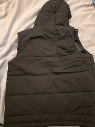 Chaleco unisex, acolchado negro talla XS sin estre