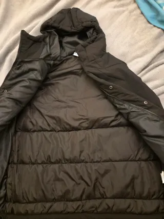 Chaleco unisex, acolchado negro talla XS sin estre