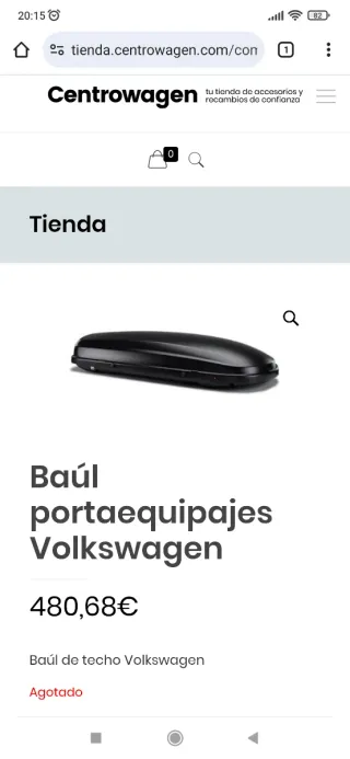 COFRE TECHO + Barras Volkswagen Polo 2015 3Puertas