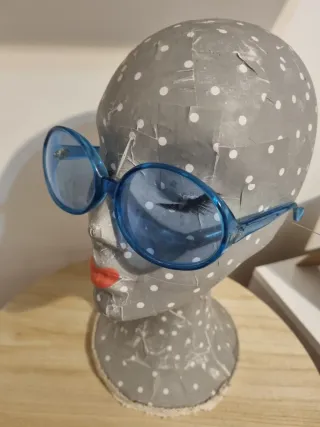 Gafas de sol retro 70s azules