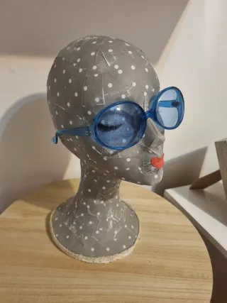 Gafas de sol retro 70s azules