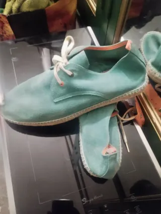 Zapatillas deportivas verde azulado