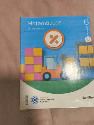 MATEMATICAS MOCHILA LIGERA 6 PRIMARIA CONSTRUYE...