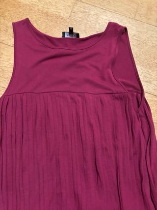 Vestido Antea plisado talla 40