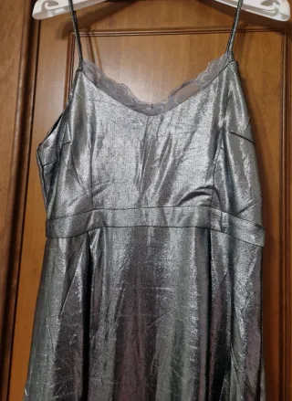 Abito da sera donna argento