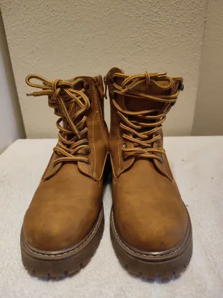 Botas piel tipo Panama Jack Talla 38 Marrones