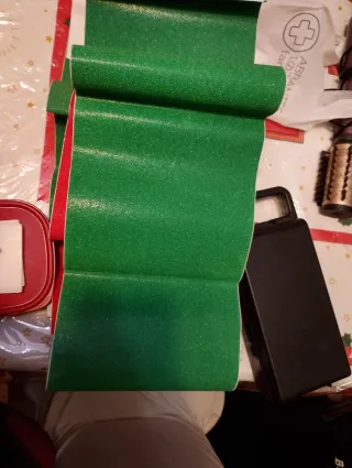 Lijas para skate 2 verdes 1 roja