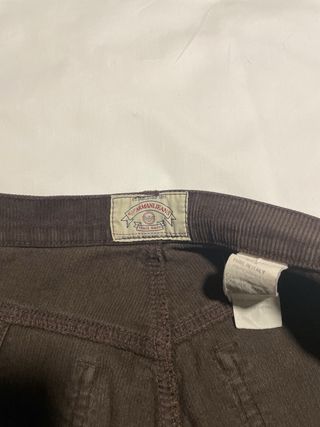 Pantalón pana Armani Jeans marrón