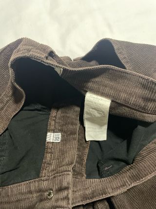 Pantalón pana Armani Jeans marrón