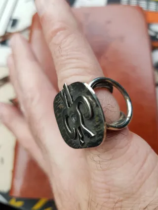 Pasa pañuelo de plata egipcio,amuleto,anillo