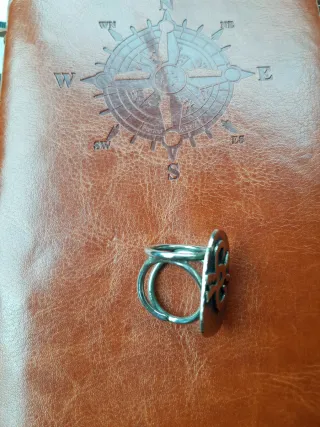 Pasa pañuelo de plata egipcio,amuleto,anillo