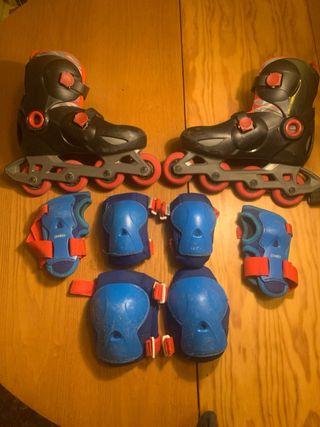 Patines infantiles y protecciones