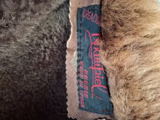 OFERTA HOY ! Abrigo vintage piel marrón