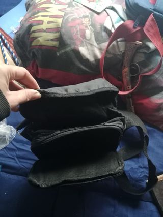 Bandolera hombre negra