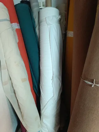 Rollo tela elástica blanca