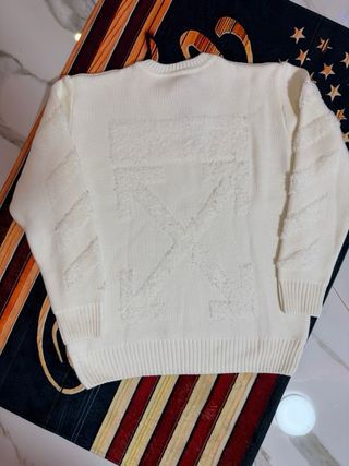 Felpa Off-White Uomo Bianca