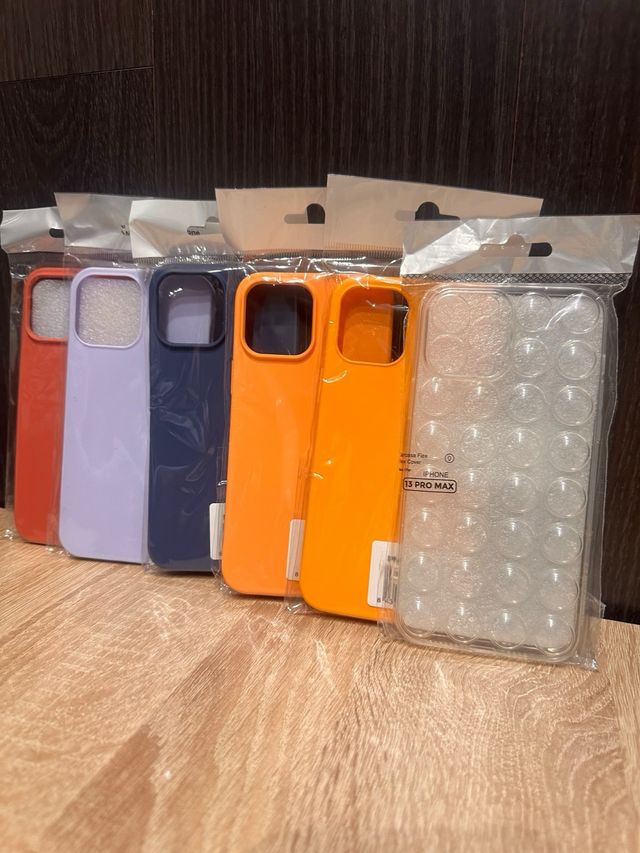 Lote fundas iPhone 13 Pro Max (6 unidades)