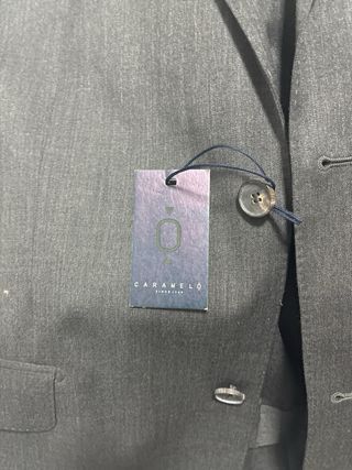 Traje Caramelo Gris Nuevo