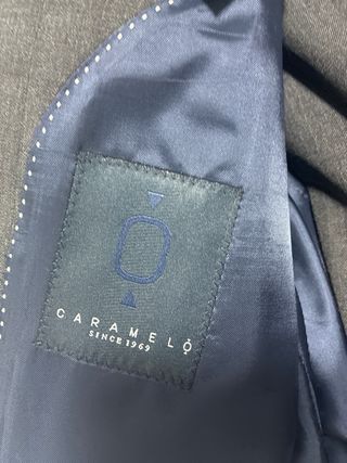 Traje Caramelo Gris Nuevo