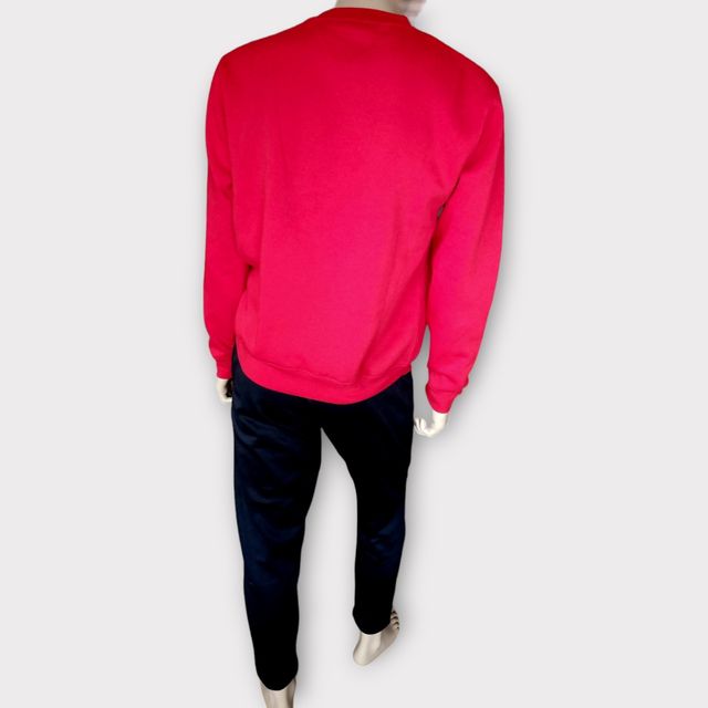 Conjunto deportivo hombre rojo y negro
