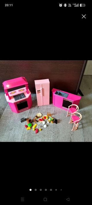 Set Cucina Barbie gelateria e pizzeria