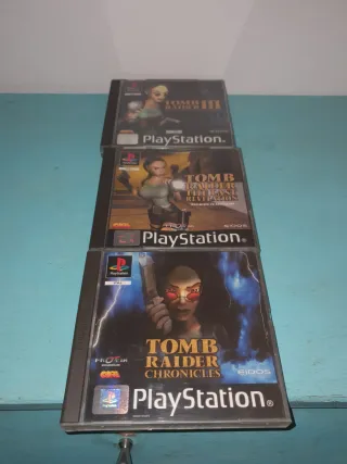 Confezione 3 giochi Tomb Raider PS1