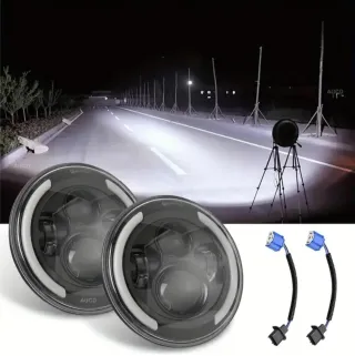 COPPIA FARI ANTERIORI FULL LED 7" UNIVERSALE