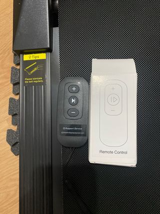 Cinta de correr con mando e inclinación