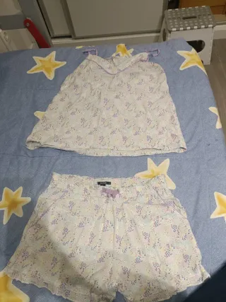 Conjunto pijama verano estampado floral