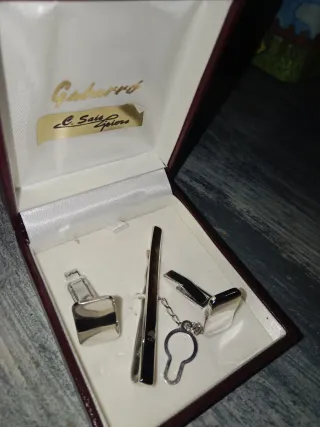 Gemelos y Pinza Corbata Gaborro