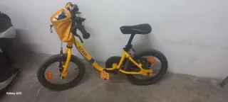 Bici Infantil 14 Amarilla
