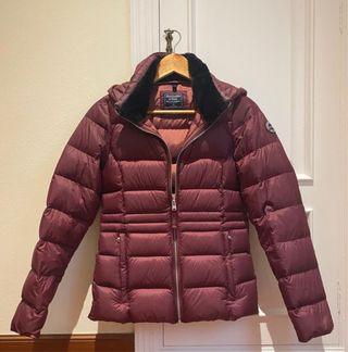 Plumífero Abercrombie & Fitch Granate