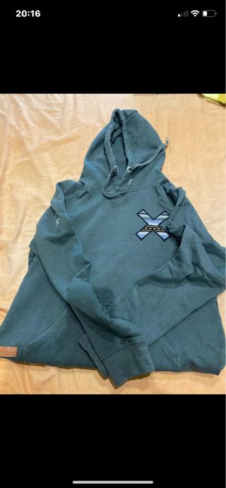 Sudadera Blue Banana Talla S Verde Militar