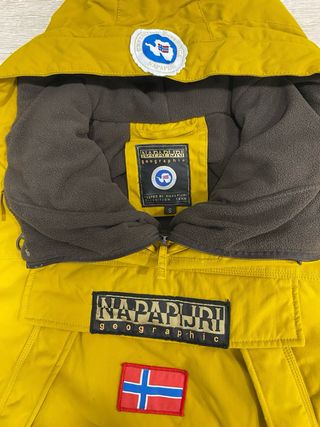 Cazadora Canguro Napapijri Talla S Mostaza