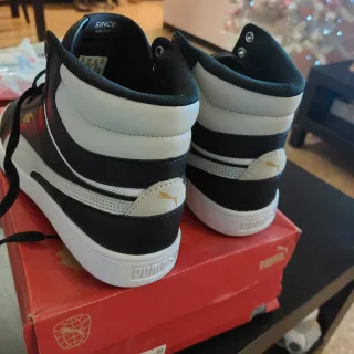 Tenis Puma Talla 44 Negro/Blanco