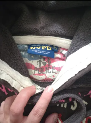 Sudadera NYPD Academy Marrón y Rosa