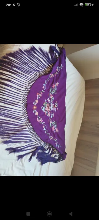 Mantoncillo Flamenco Buganvilla