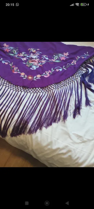 Mantoncillo Flamenco Buganvilla