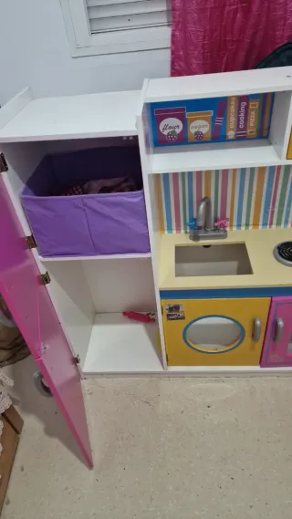 Cocinita de madera para niños