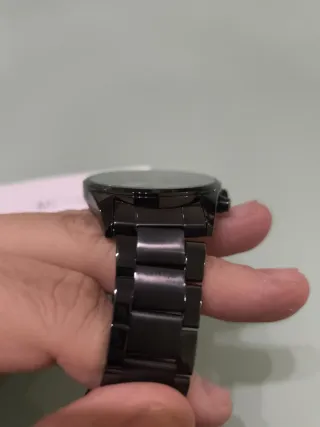 Reloj Megir Negro/Plateado Esfera 44mm