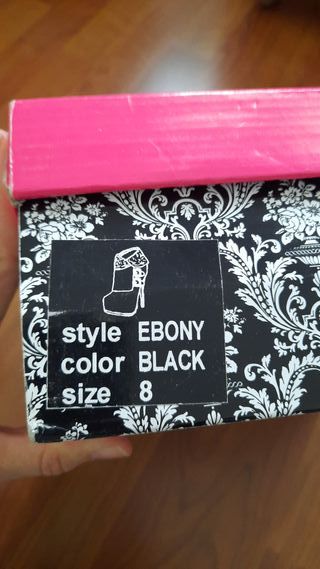 Botines J.C Dossier negros talla 38