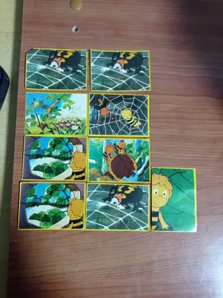 La abeja maya. Cromos